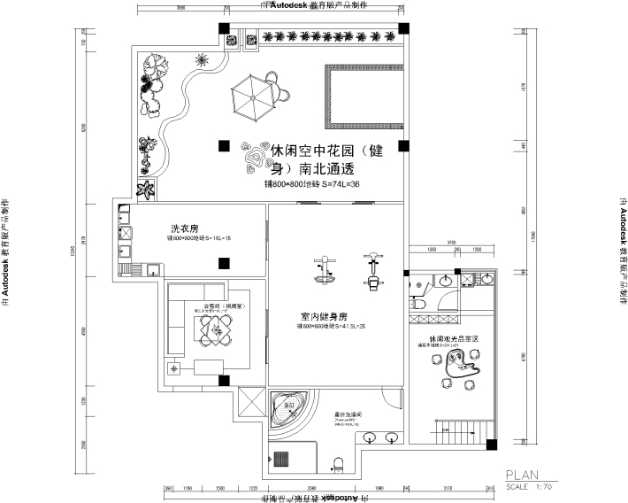 二楼平面设计图 二楼平面设计图
